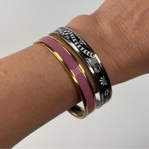 Hermès Printed Enamel Bangle